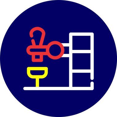 Modern b 'nin vektör illüstrasyonu eksik simgesi