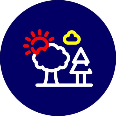 vektör ağacı illüstrasyonu, vektör illüstrasyonu