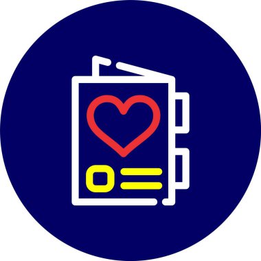 kitap simgesi vektör illüstrasyonu