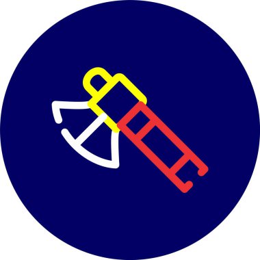 Benzersiz tornavida vektör çizgisi simgesi