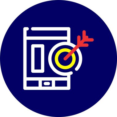 seo modern simgesinin vektör illüstrasyonu