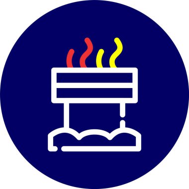 sıcak klima vektör simgesi