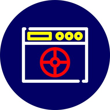 seo modern simgesinin vektör illüstrasyonu