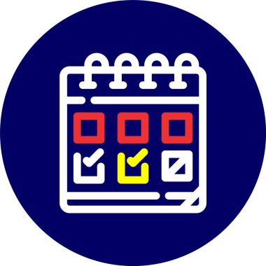 takvim tarihi vektör simgesi