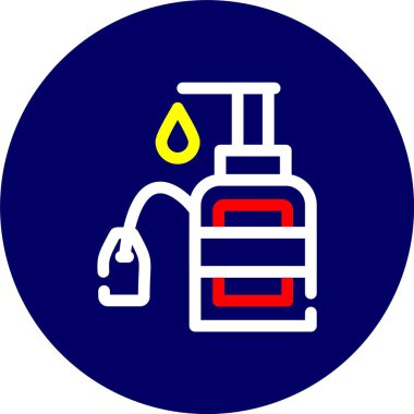 vektör illüstrasyonu, şişe ve cam simgesi