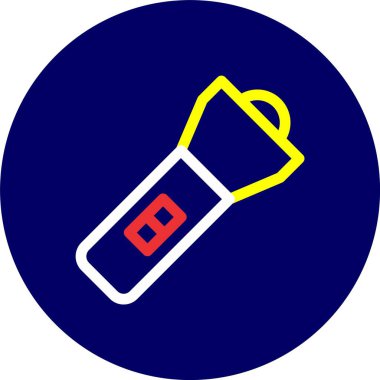 Benzersiz vektör çizgisi simgesi