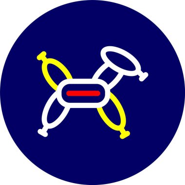 Drone vektör simgesi modern basit vektör illüstrasyonu