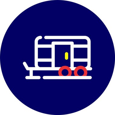 vektör tramvayı resimleme