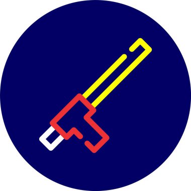 Yol işareti simgesinin vektör illüstrasyonu