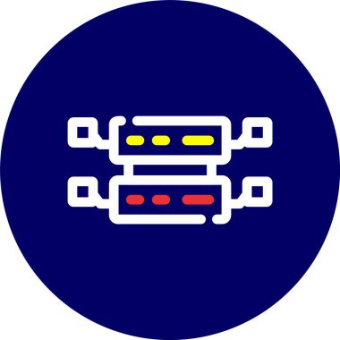 Benzersiz yangın söndürücü vektör simgesi