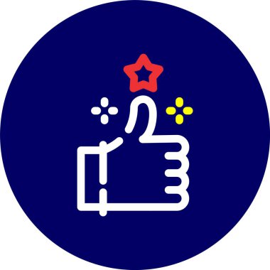 Vektör başparmağı simgesi