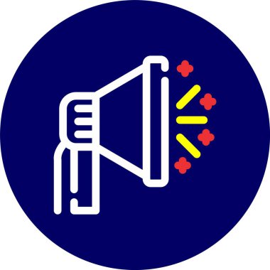 vektör sözcüsü Simgesi illüstrasyonu