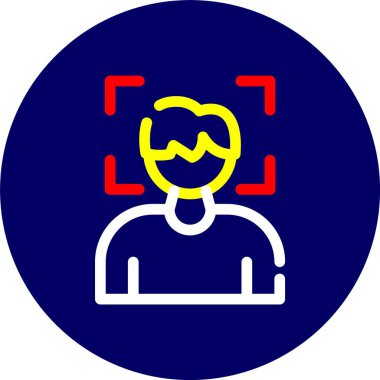 Vektör Adam Simgesi illüstrasyonu