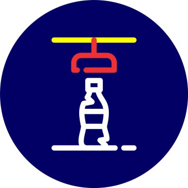 vektör yangın hortumu simgesi