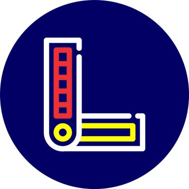 Modern b 'nin vektör illüstrasyonu eksik simgesi