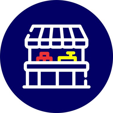 Yapı simgesinin vektör illüstrasyonu