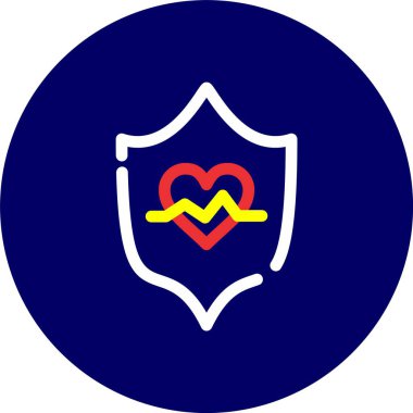 Bir kalkanın vektör illüstrasyonu