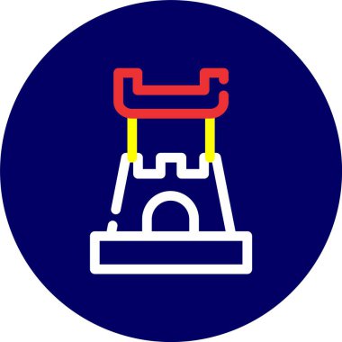 Modern b 'nin vektör illüstrasyonu eksik simgesi