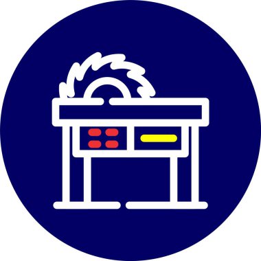 vektör inşa makinesi simgesi