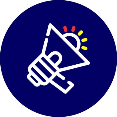 vektör sözcüsü Simgesi illüstrasyonu