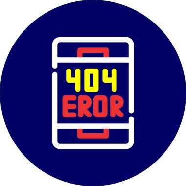 4 hata 4 hata simgesi vektörü. vektör illüstrasyonu