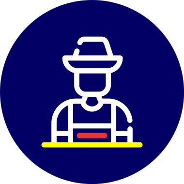 İnsan simgesinin vektör illüstrasyonu