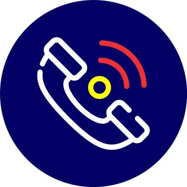 çağrı simgesi, vektör illüstrasyonu