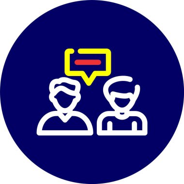 konuşma balonu ikonu vektör illüstrasyon tasarımı