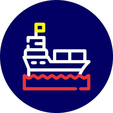 Çizim gemisi simgesi, vektör