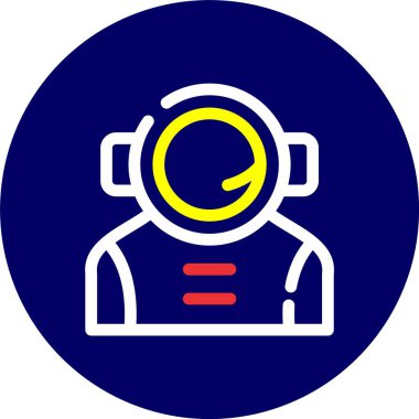 Maske simgesi olan bir adamın vektör çizimi