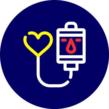 Kan bağışı kutsal kişilerin resmi, vektör çizim