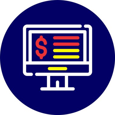 dizüstü bilgisayar simgesi, vektör illüstrasyonu