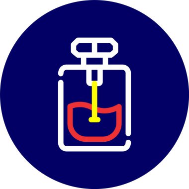 Gaz simgesinin vektör illüstrasyonu