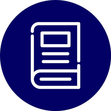 kitap simgesi vektör illüstrasyonu