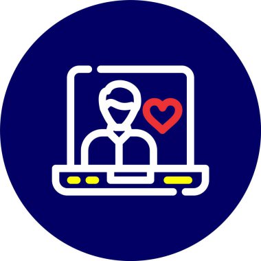 Çizim monitörü simgesi, vektör