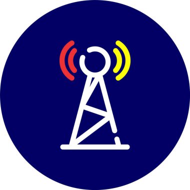 Radyo simgesinin vektör illüstrasyonu