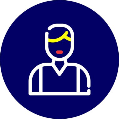 Vektör Adam Simgesi illüstrasyonu