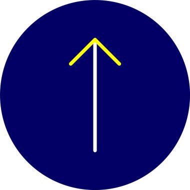 Yol simgesi, vektör illüstrasyonu