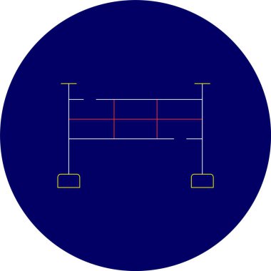 vector illustration of modern b lack icon of drum