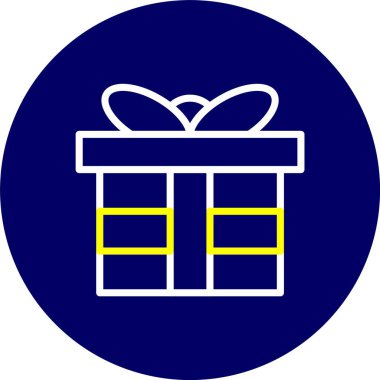 vektör hediye kutusu simgesi