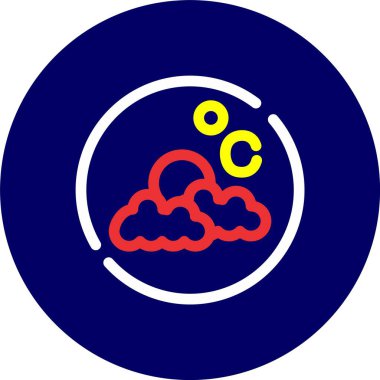 Vektör Bulut Ico, vektör illüstrasyonu