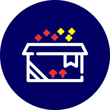 Bir ev simgesinin vektör illüstrasyonu