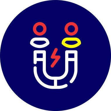 Modern bir simgenin vektör illüstrasyonu