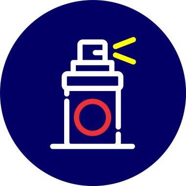 Benzersiz gaz tankı vektör simgesi