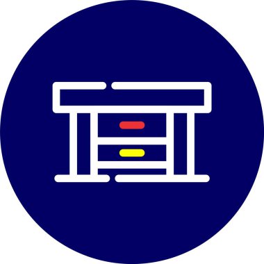 Modern eğitim ikonunun vektör illüstrasyonu