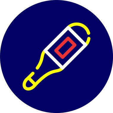 Benzersiz yangın söndürücü vektör simgesi