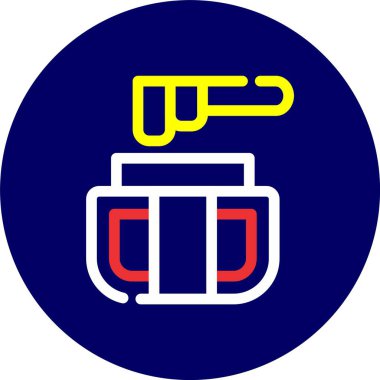 vektör kettle düz simgesi