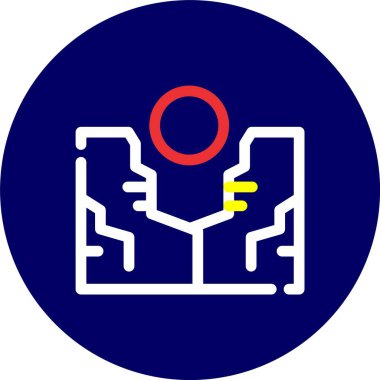 Kitap simgesinin vektör illüstrasyonu