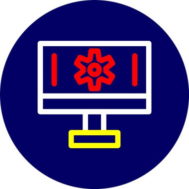 vektör dizüstü simgesi illüstrasyonu