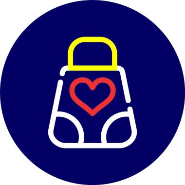 Vektör Kalp Simgesi illüstrasyonu